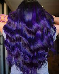 Beach waves with a vivid All over purple